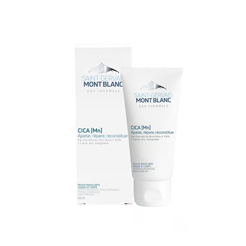 Saint-Gervais Mont Blanc - Cica MN Crema cicatrizante y reparadora para pieles frágiles - Rostro y cuerpo - 50 ml