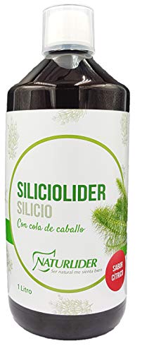Naturlíder - Siliciolíder - Complemento con Silicio y Cola de caballo - Favorece la producción de colágeno - 1 litro